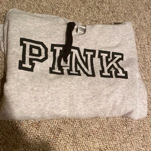 PINK Gray Hoodie